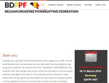 Tablet Screenshot of bdfpf.be
